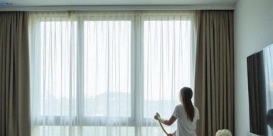Delicate fabric curtain stain removal silk velvet sheer sunshine-vic treatment